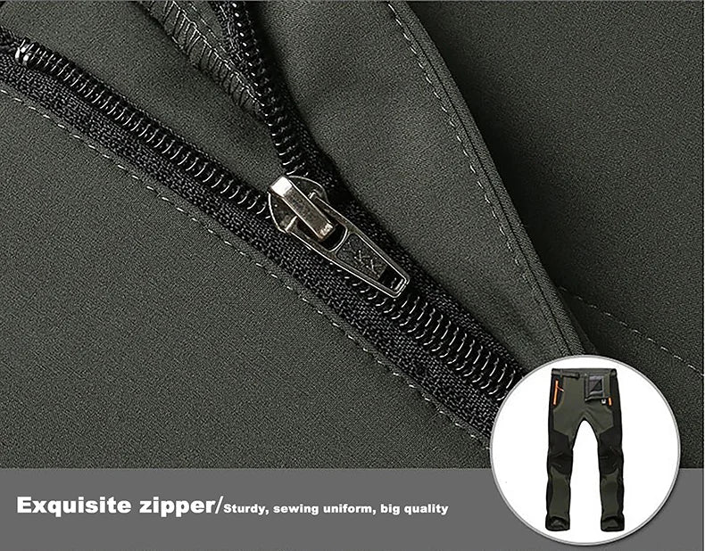 LNGXO Men’s Winter Fleece Hiking Pants – Waterproof, Windproof, & Insulated for Outdoor Adventures