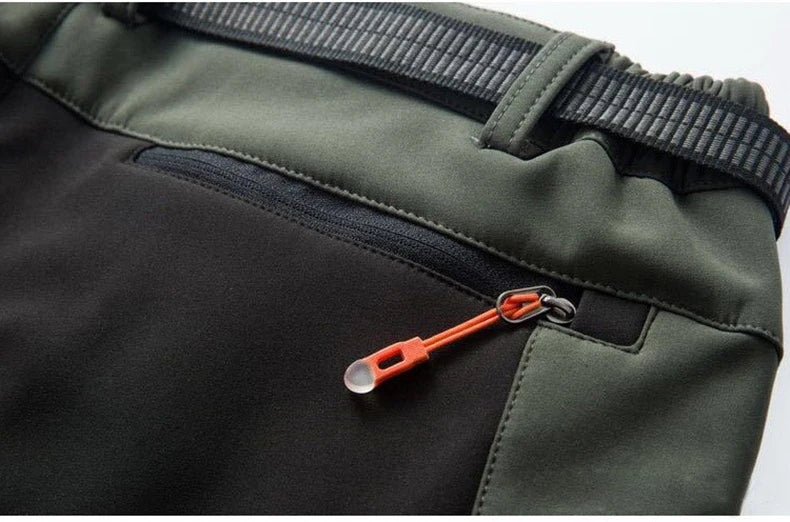 LNGXO Men’s Winter Fleece Hiking Pants – Waterproof, Windproof, & Insulated for Outdoor Adventures