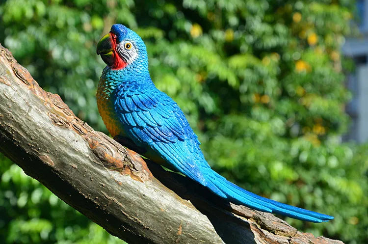 🦜 Resin Parrot Wall-Mounted Statue – Vibrant Outdoor & Indoor Garden Decor