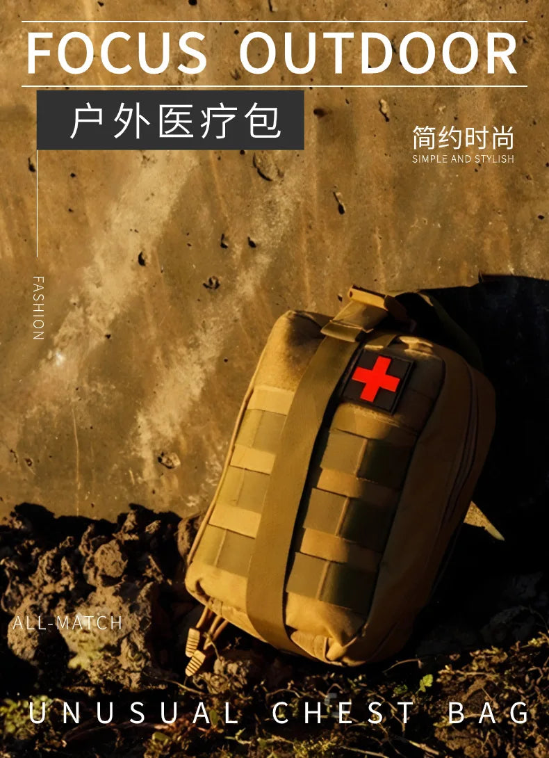 Hunting EDC Molle Pouch IFAK Waist Pack Bag