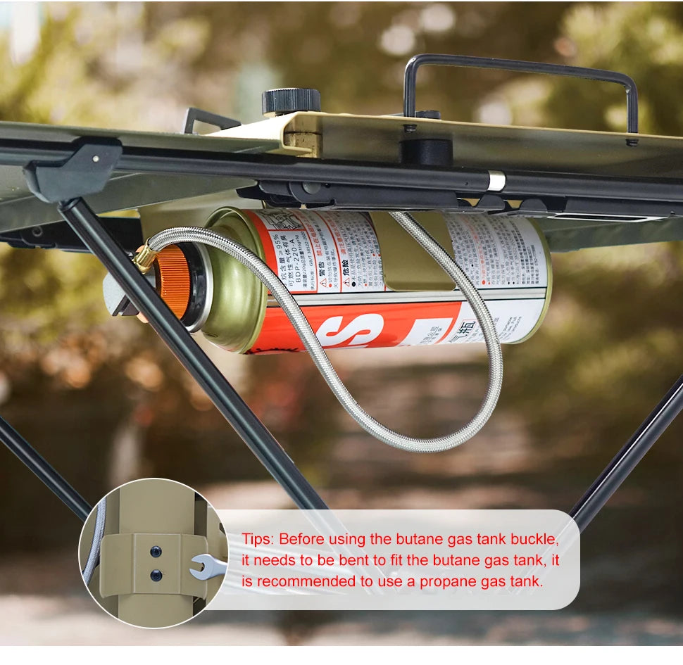 WESTTUNE 4000W High Power Portable Gas Stove – IGT-Compatible Folding Outdoor Burner