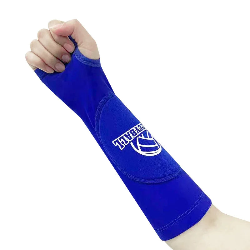 1 Pair Volleyball Arm Sleeve Gloves – Forearm Compression & Wrist Support Brace for Sports Training