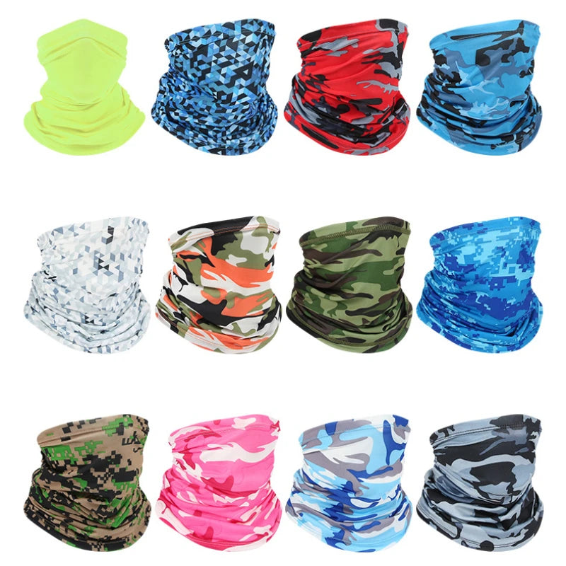 Outdoor Ice Silk Sun Protection Bib – Full Face Motorcycle & Sports Bandana