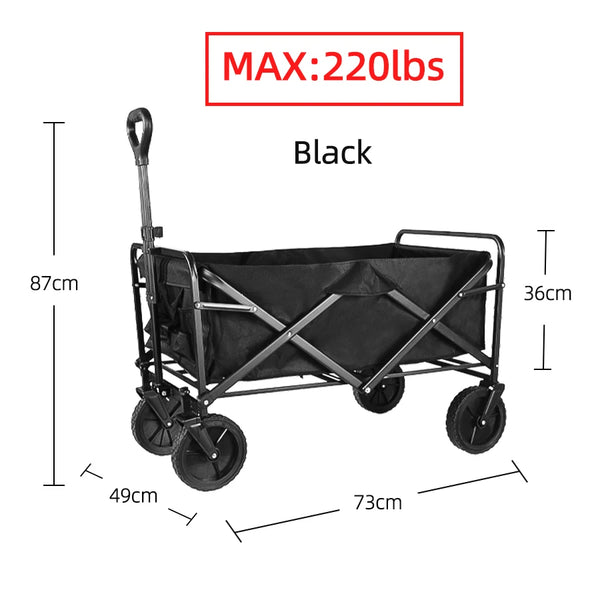 Heavy-Duty Folding Wagon Cart
