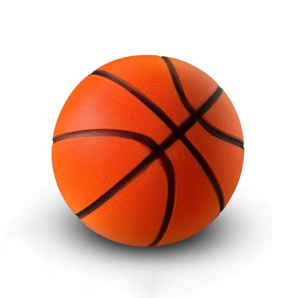 Silent Basketball 2024 – Upgraded Airless Foam Basketball for Indoor Dribbling & Quiet Play