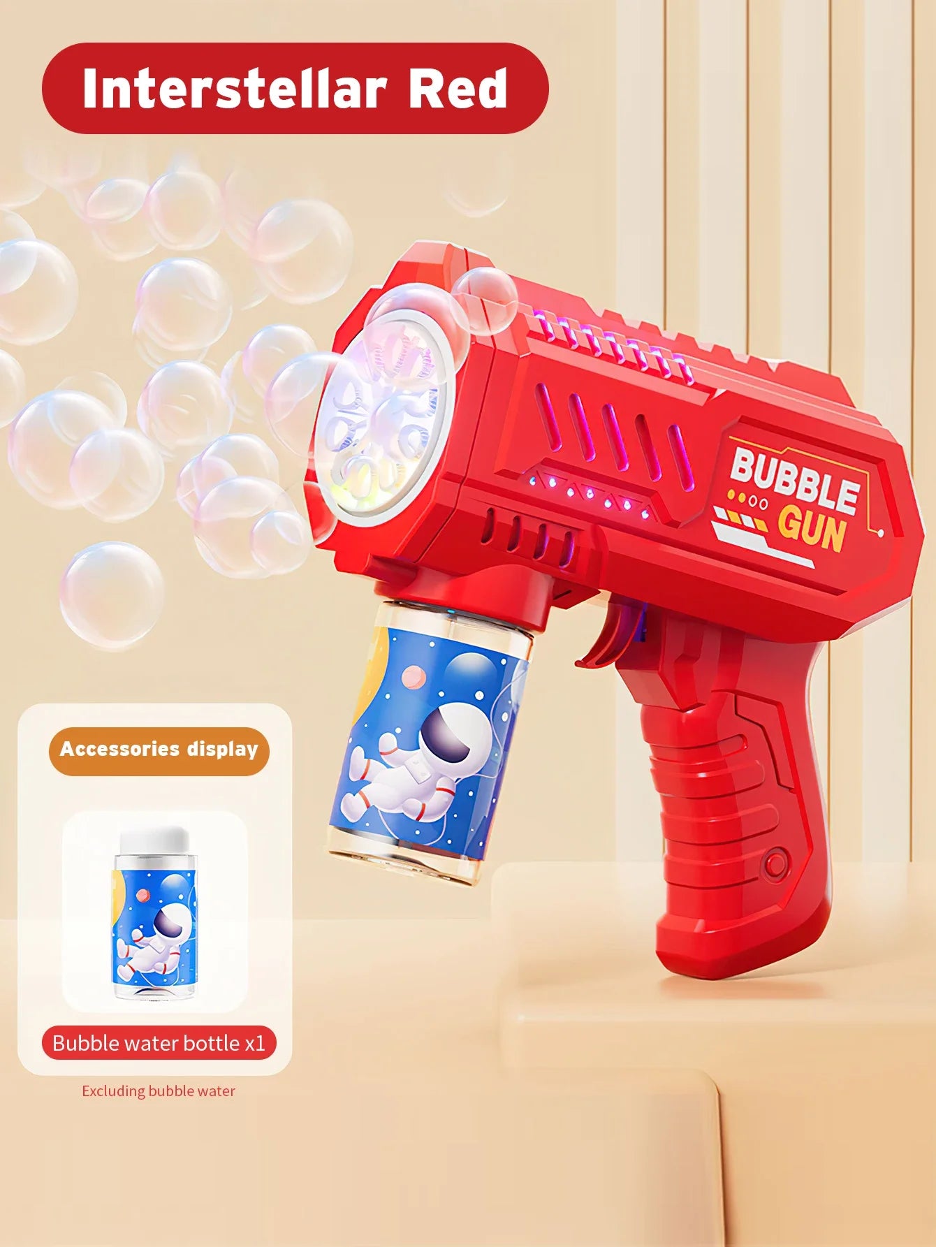 Fully Automatic Bubble Gun Rocket Bubbles Machine