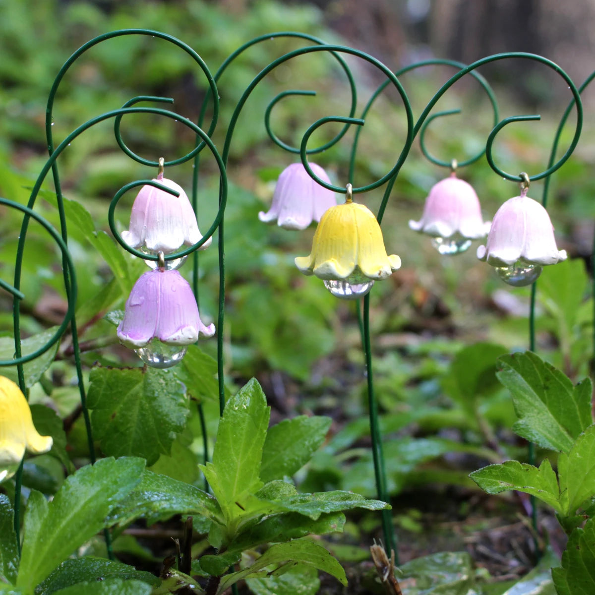 9pcs Lily of the Valley Miniature Figurines – Everlasting Fairy Garden Accessories