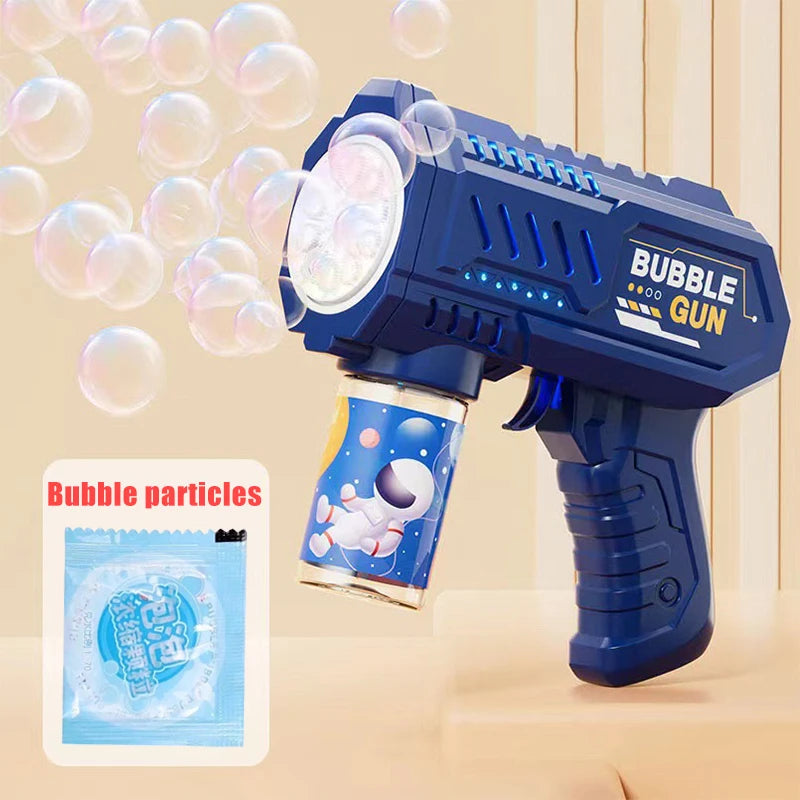 Fully Automatic Bubble Gun Rocket Bubbles Machine