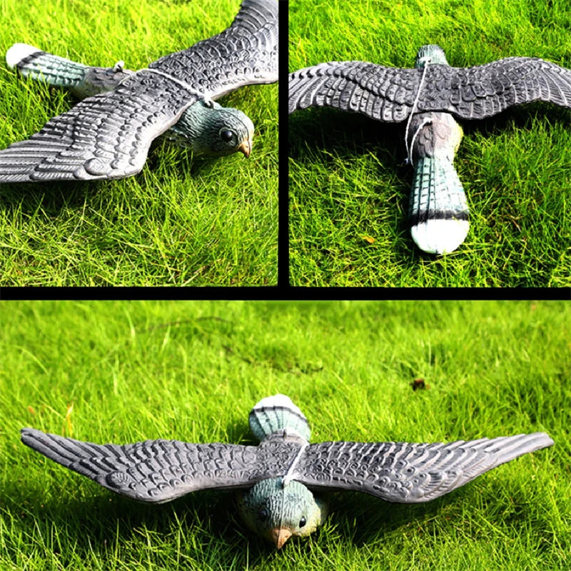 🦅 3D Flying Falcon Bird Repellent Decoy – Realistic Pest Control for Gardens, Farms & Yards