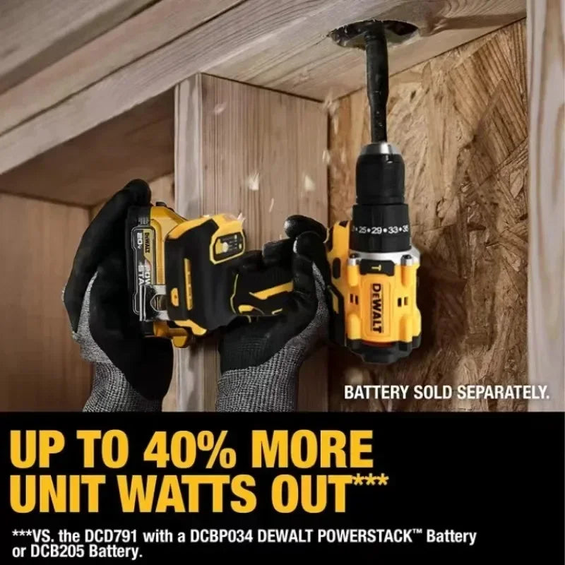 Dewalt 20V DCD805 Cordless Impact Drill Brushless Drill Impact Drill /Driver Kit Tool in Rechargeable Power Tools 2300RPM Wrench