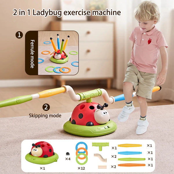 Ladybug Multifunctional Outdoor Game Toy – Jump, Skip & Play!