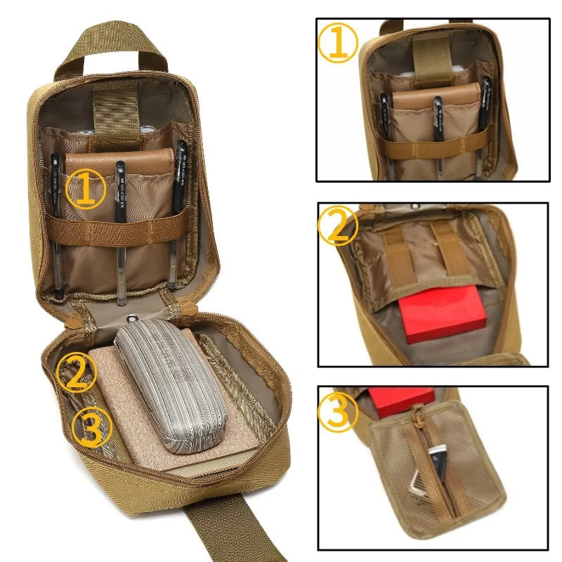 Hunting EDC Molle Pouch IFAK Waist Pack Bag