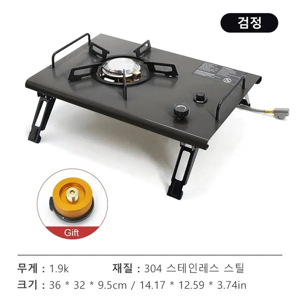 WESTTUNE 4000W High Power Portable Gas Stove – IGT-Compatible Folding Outdoor Burner