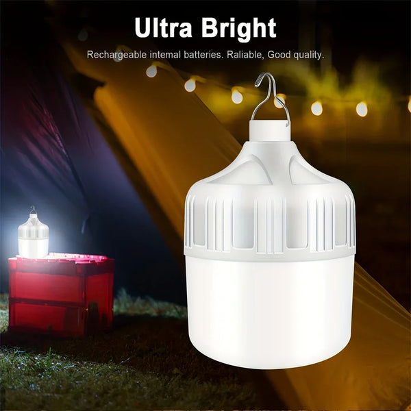 USB Rechargeable LED Bulb – Portable Camping & Emergency Light