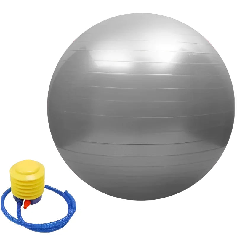 Yoga Pilates Exercise Ball – Thickened & Explosion-Proof for Home Fitness (45–95cm)