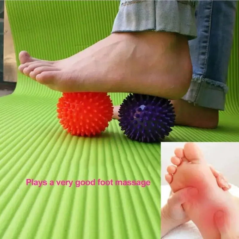 7cm Spiked Massage Ball – Hard PVC Trigger Point Therapy Ball for Pain Relief & Recovery