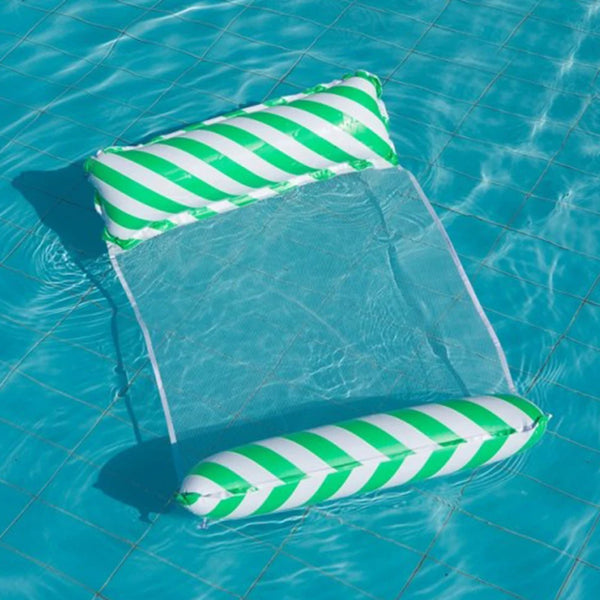 Foldable Floating Water Hammock – Inflatable Pool Lounger & Recliner Bed