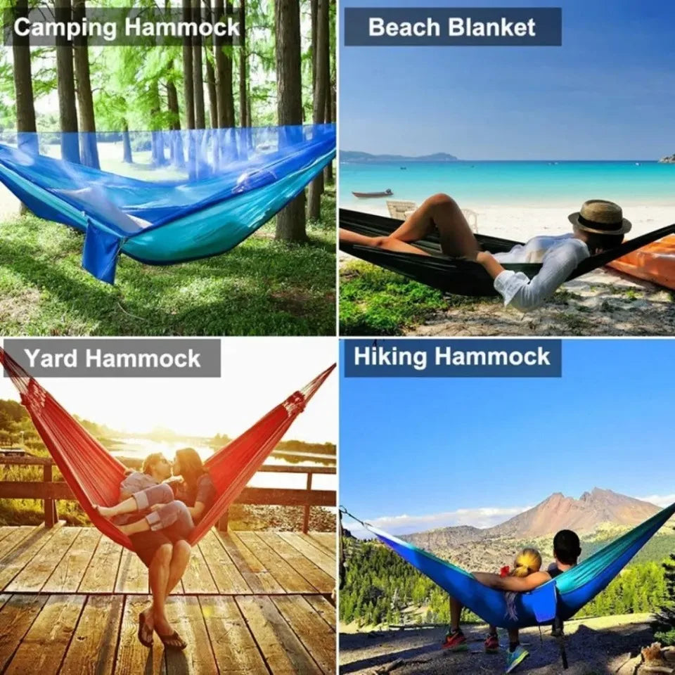 Outdoor Camping Hammock with Mosquito Net