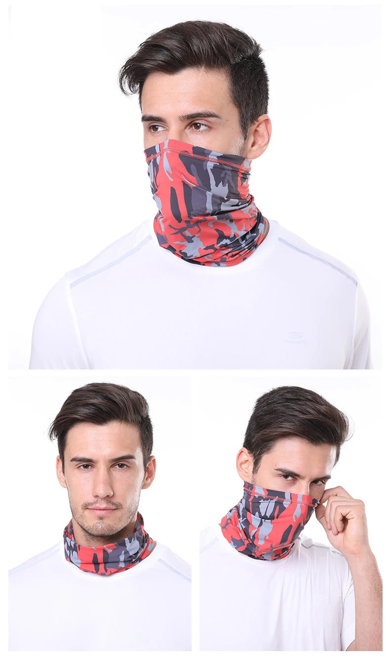 Outdoor Ice Silk Sun Protection Bib – Full Face Motorcycle & Sports Bandana