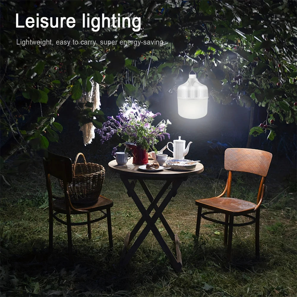 USB Rechargeable LED Bulb – Portable Camping & Emergency Light