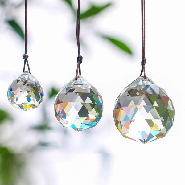 Clear Crystal Feng Shui Prism Ball Sun Catcher