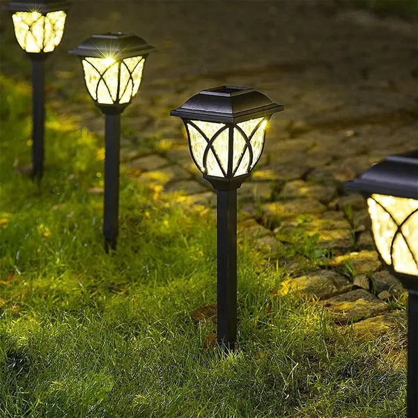 LED Solar Lawn Lights – Waterproof Outdoor Pathway Lamps (2PCS)