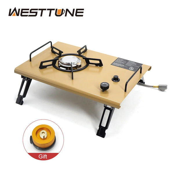 WESTTUNE 4000W High Power Portable Gas Stove – IGT-Compatible Folding Outdoor Burner