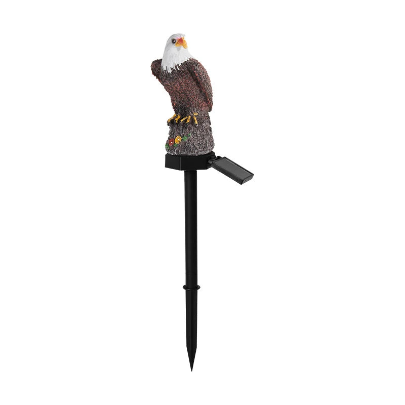 Solar Resin Lawn Lamp – Parrot, Owl, Eagle
