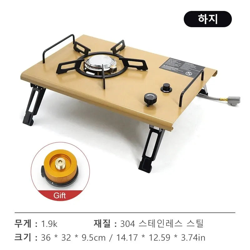 WESTTUNE 4000W High Power Portable Gas Stove – IGT-Compatible Folding Outdoor Burner
