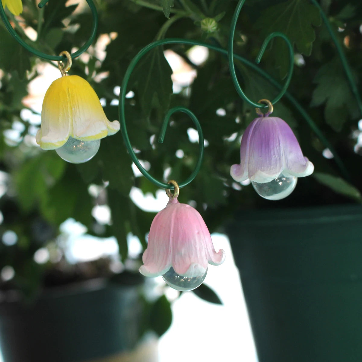 9pcs Lily of the Valley Miniature Figurines – Everlasting Fairy Garden Accessories