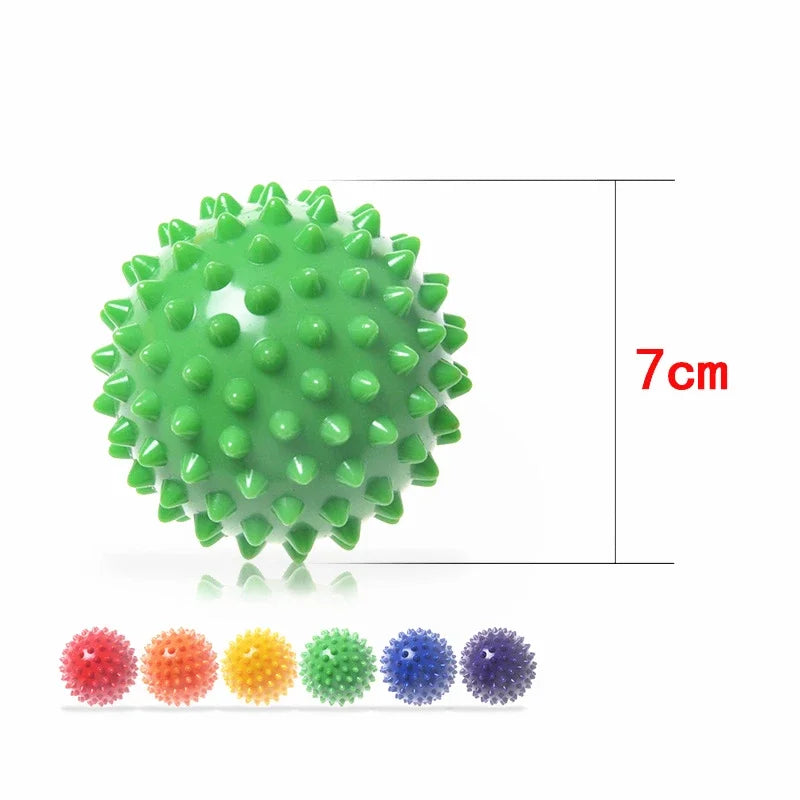 7cm Spiked Massage Ball – Hard PVC Trigger Point Therapy Ball for Pain Relief & Recovery