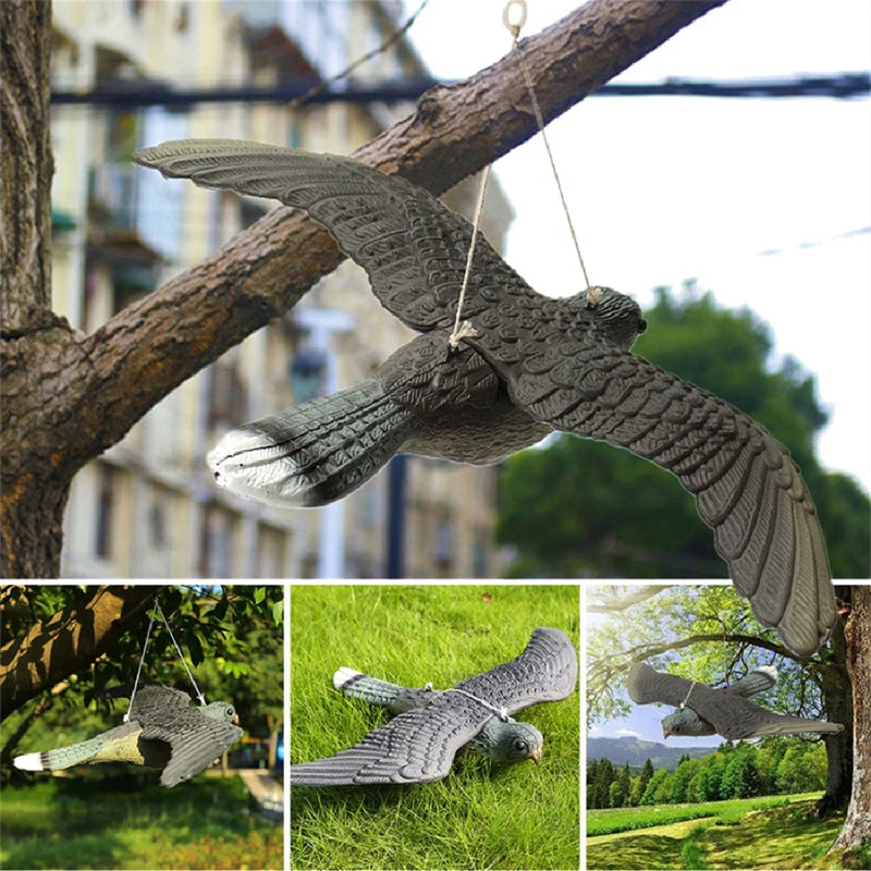 🦅 3D Flying Falcon Bird Repellent Decoy – Realistic Pest Control for Gardens, Farms & Yards