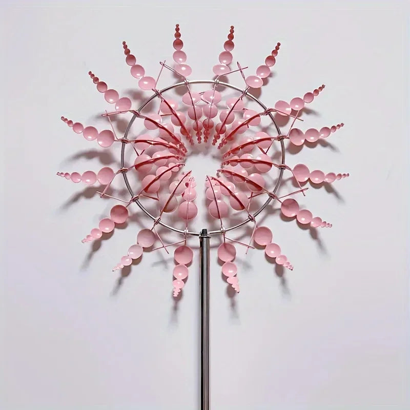 Creative Courtyard Garden Windmill – Magical Kinetic Energy Metal Wind Rotator