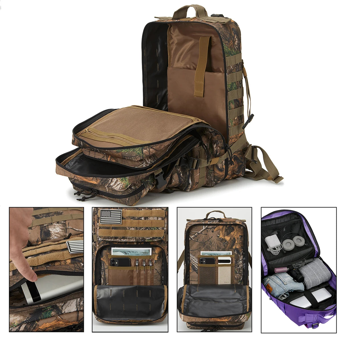 45L Large Capacity Tactical Outdoor Backpack – Rugged, Ready & Built for Adventure