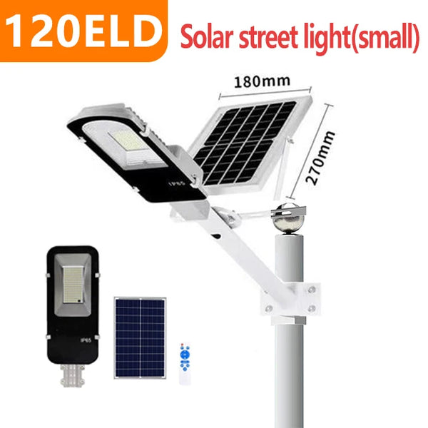 200W Powerful Solar Street Light – Outdoor Waterproof Dusk-to-Dawn Lighting