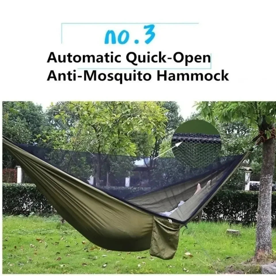 Outdoor Camping Hammock with Mosquito Net