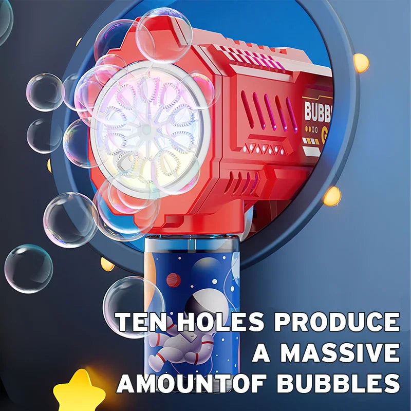 Fully Automatic Bubble Gun Rocket Bubbles Machine