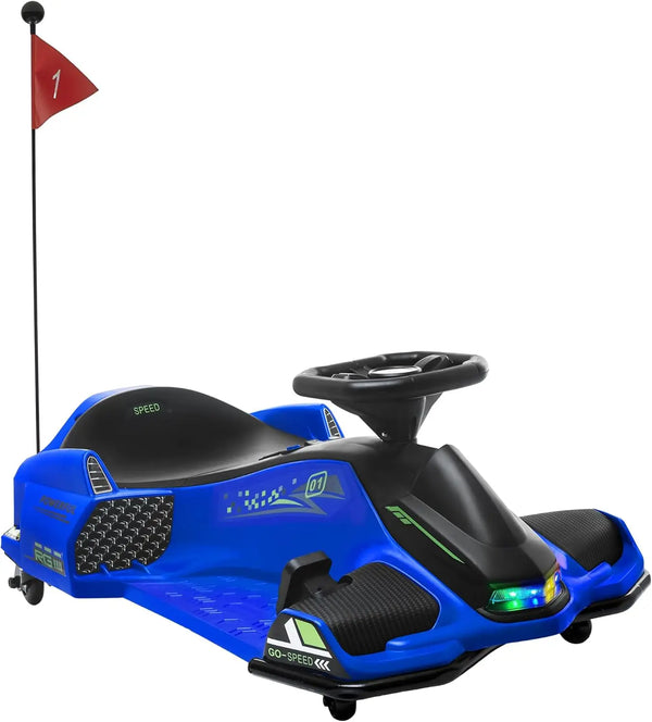 5 MPH Battery-Powered Go Kart for Kids (8-12 Years)