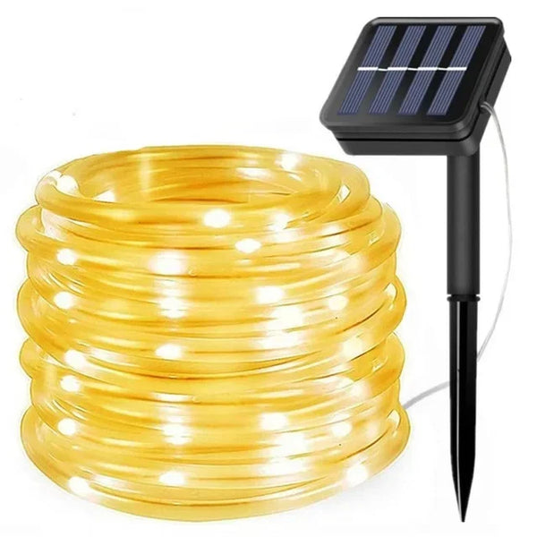 300LED Solar Rope Strip Light – Outdoor Waterproof Fairy Lights