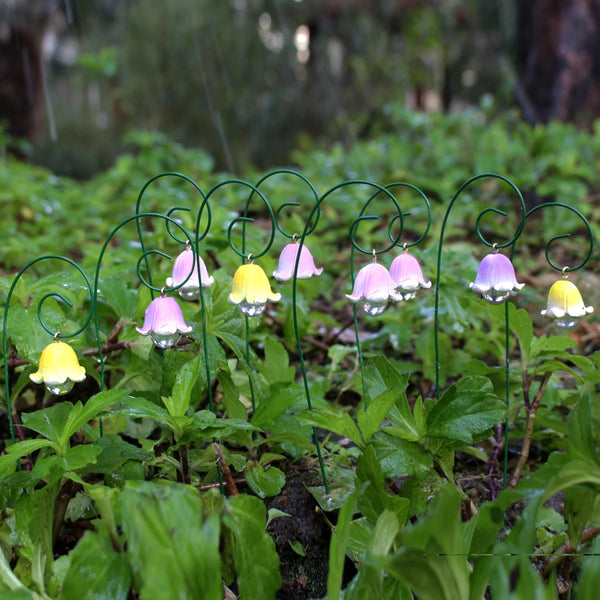 9pcs Lily of the Valley Miniature Figurines – Everlasting Fairy Garden Accessories