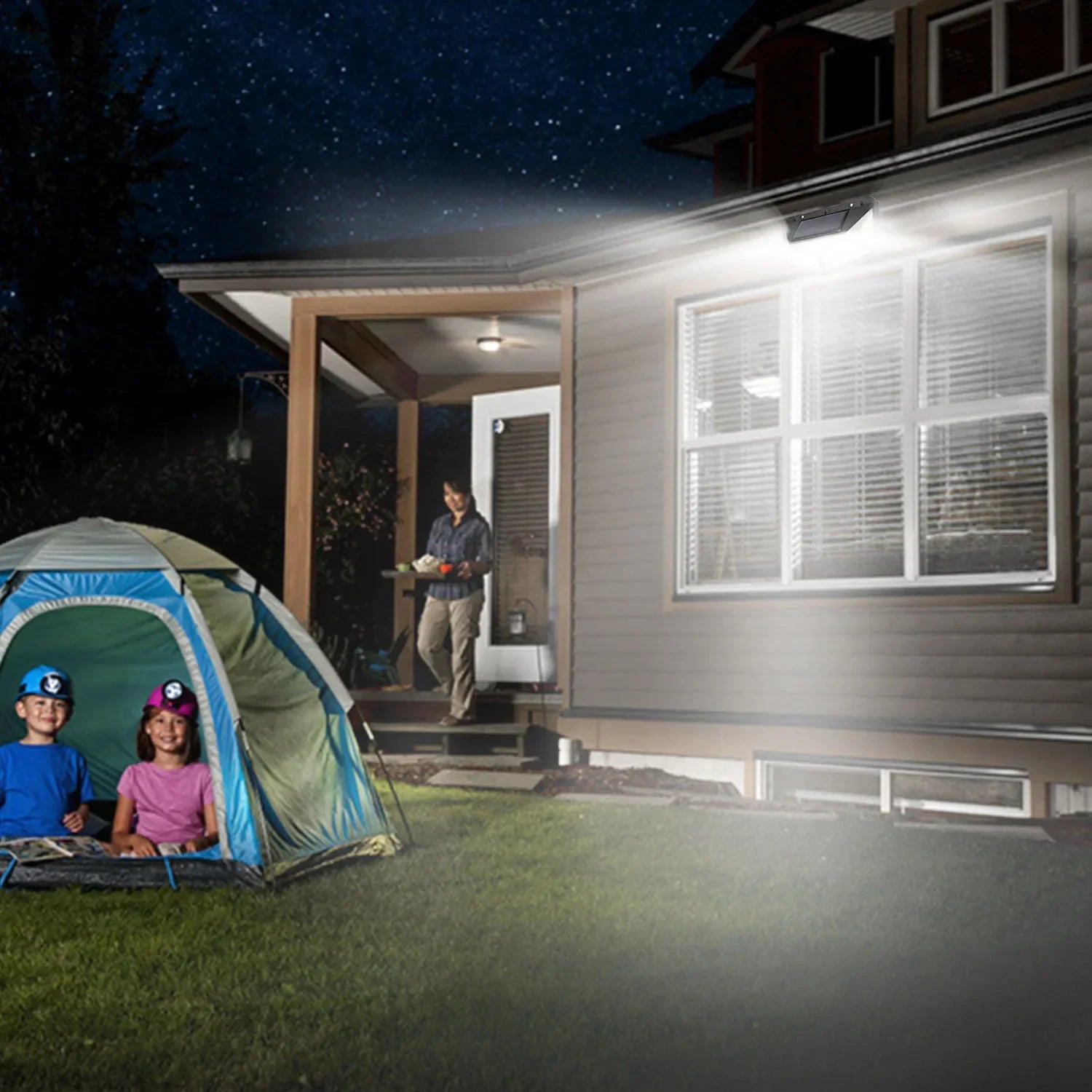 Multifunctional Solar LED Garden Light – Motion Sensor, Waterproof