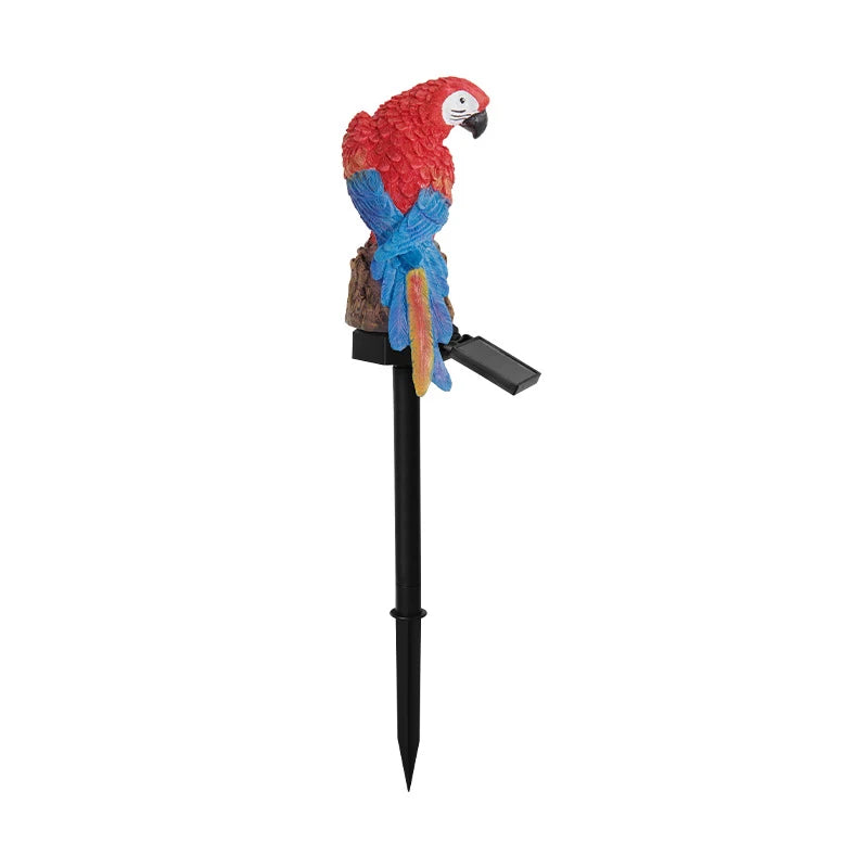 Solar Resin Lawn Lamp – Parrot, Owl, Eagle