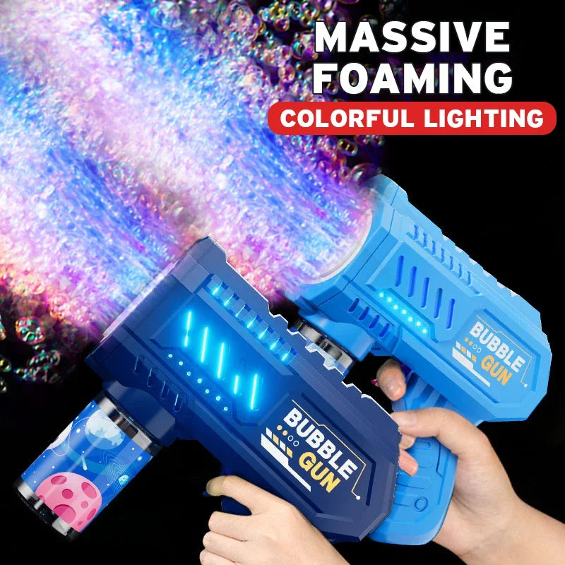 Fully Automatic Bubble Gun Rocket Bubbles Machine