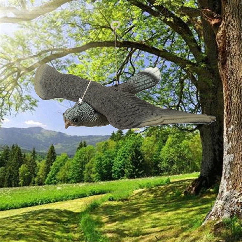 🦅 3D Flying Falcon Bird Repellent Decoy – Realistic Pest Control for Gardens, Farms & Yards