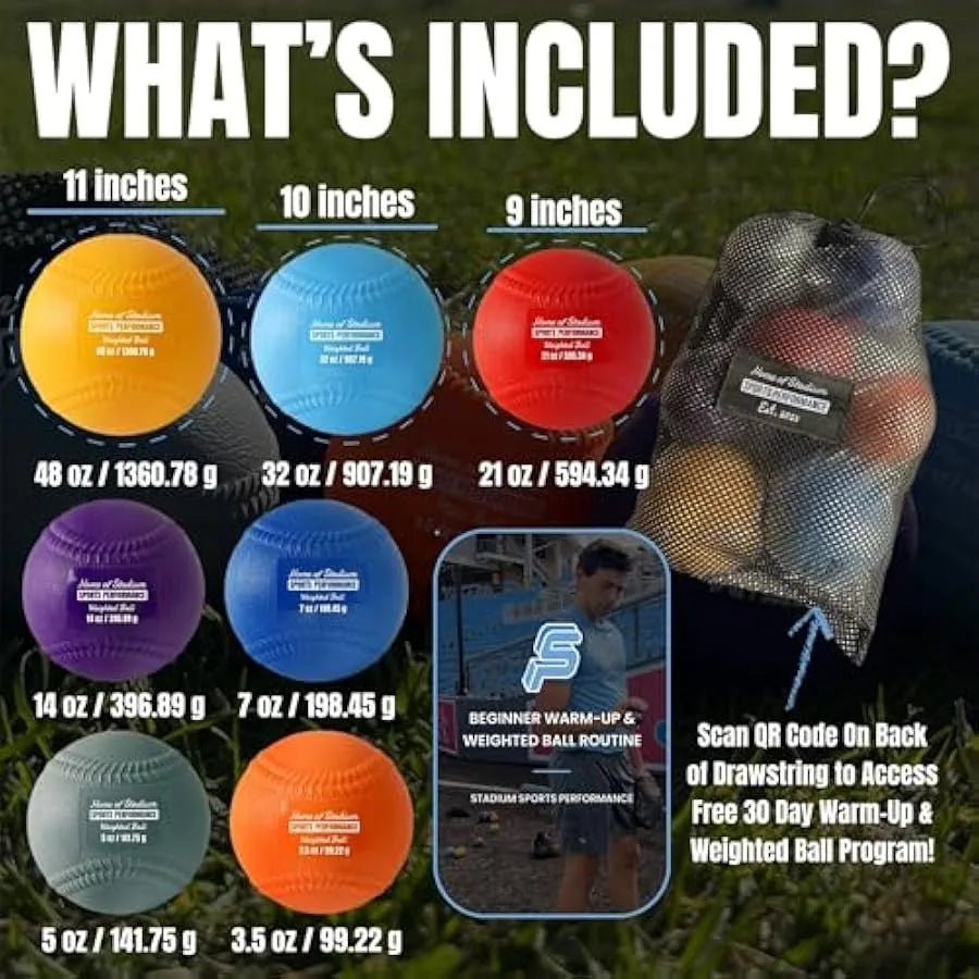 Soft Shell Weighted Balls for Pitching and Velocity Training