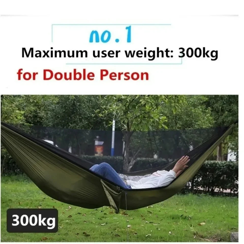 Outdoor Camping Hammock with Mosquito Net