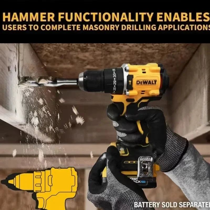 Dewalt 20V DCD805 Cordless Impact Drill Brushless Drill Impact Drill /Driver Kit Tool in Rechargeable Power Tools 2300RPM Wrench