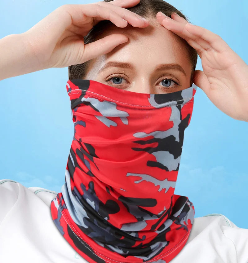 Outdoor Ice Silk Sun Protection Bib – Full Face Motorcycle & Sports Bandana