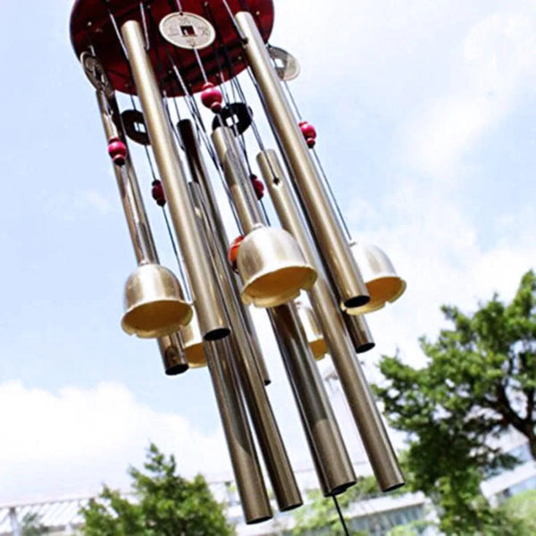 Guardian Metal Wind Chimes – Creative Hollow Aluminum Tubes & Bell Wind Chime