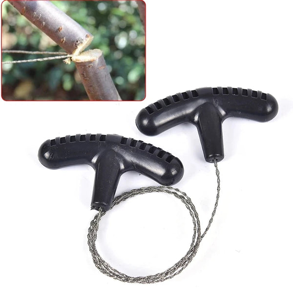 Manual Hand Steel Rope Chain Saw – Portable Emergency Survival Tool